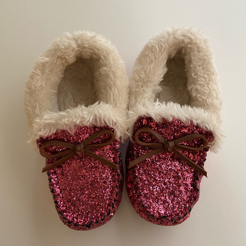 Target Kids Slippers Pink Glitter